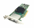 Контроллер HP H221 SAS host bus adapter PC board, PCIe 2.0 low profile, two external x4 mini-SAS connectors, 6Gb/sec transfer rate