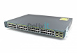 Коммутатор Cisco Catalyst 2960 Plus Layer2, 48 портов 10/100Base-TX, 2 порта 10/100/1000Base-T, 2 порта SFP, PoE стандарта IEEE 802.3af(24 порта до 15.4W), LAN Base