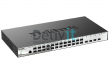 Коммутатор D-link 2 уровня с 24 портами 100/1000Base-X SFP и 4 портами 10GBase-X SFP+