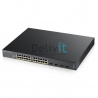 Коммутатор управляемый ZYXEL XGS2210 series, L2, 24x PoE, 24x 1GbE, 4x SFP+, SNMP, telnet, Web, CLI