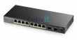 Коммутатор ZYXEL GS1100-10HP 8-PoE неуправляемый 10-ports