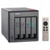 Сетевое хранилище NAS Qnap TS-451+-8G, 4-tray HDD, Quad-core Intel Celeron J1900 2.0GHz, 8GB, HDMI-port, 4xUSB, 2xGb LAN
