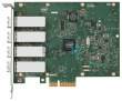 Сетевая карта Intel Fiber, Full Height, PCIE4 1GB QUAD PORT, 5 GT/s, x4 Lane
