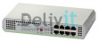 Коммутатор Allied Telesis 8 port 10/100/1000TX unmanaged switch with external power supply EU Power Adapter