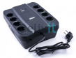 Источник бесперебойного питания Powercom Spider, 650VA/390W, OFF-Line, входной разъем кабель Schuko, выходные разъемы 8xSchuko, Brick