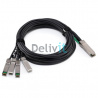 Кабель оконечной разводки Cisco QSFP-4X10G-AC10M= 40GBASE-CR4 QSFP+ to 4 10GBASE-CU SFP+, 10м, активный