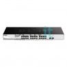 Коммутатор управляемый D-Link DGS-1210, Layer 2, 24-1GbE, 2-SFP, ROM-32MB, RAM-128MB, SNMP, telnet, Web, CLI, rack mount