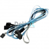 Кабель LSI CBL-RA8087SATASB-10M Internal SFF8087(угловой)-to-4*SATA+SB (right-angle (SFF-8087) to SATA fan-out with sideband), 100cm