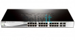 Коммутатор D-link WebSmart с 24 портами 10/100/1000Base-T и 4 комбо-портами 100/1000Base-T/SFP (24 порта с поддержкой PoE 802.3af/802.3at (30 Вт), PoE-бюджет 193 Вт)